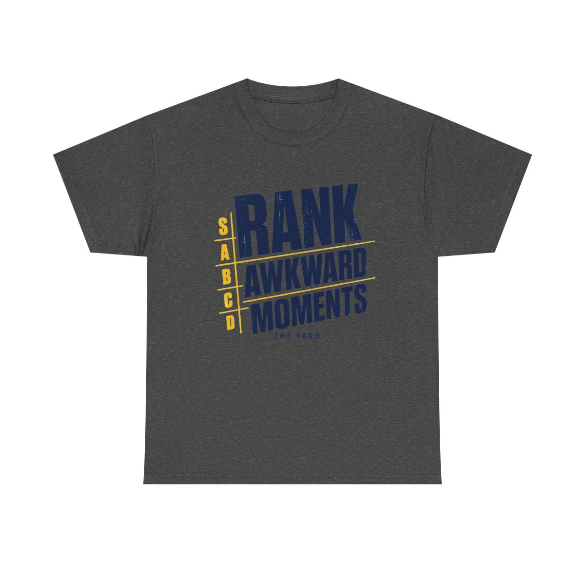 The Yard "Rank Awkward Moments" Unisex Tee - alternate angle 3, merchandise